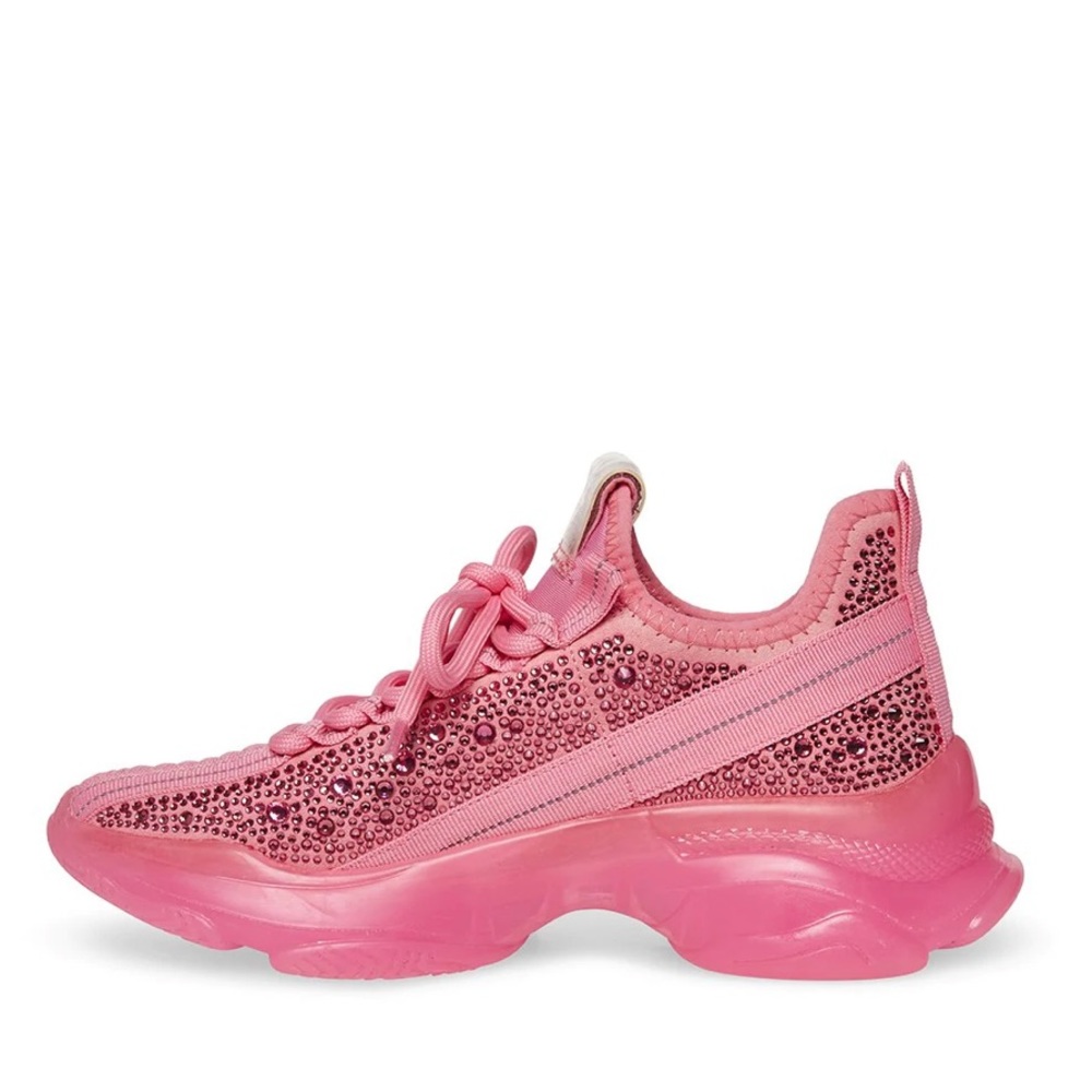 Steve Madden Pink Rhinestone Sneakers